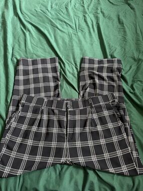 torrid Black Plaid High-Waist Pants